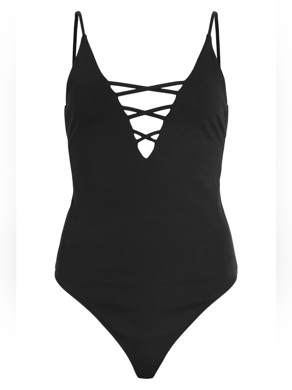 AllSaints Sofia Strappy Plunge Bodysuit